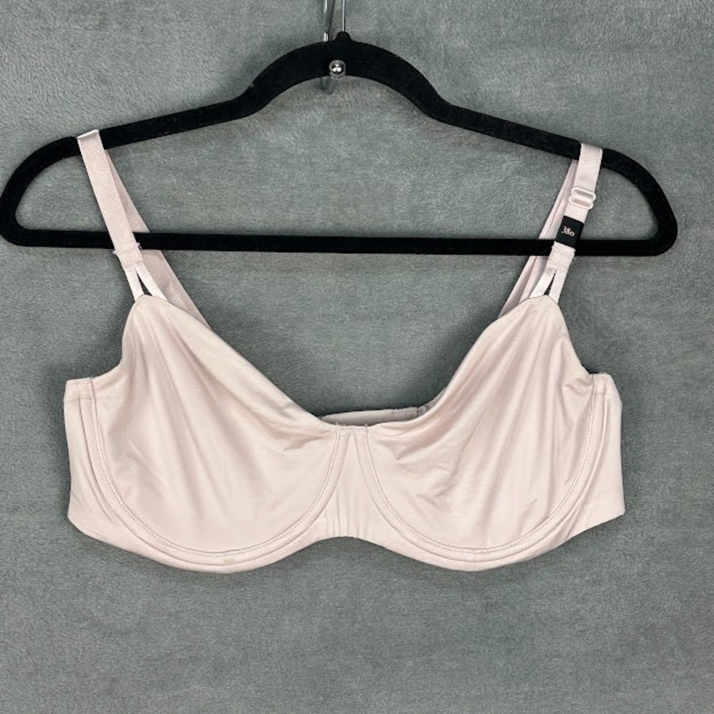 Victorias Secret Bra Womens 38D Pink Push Up Without Padding Underwire Stretch